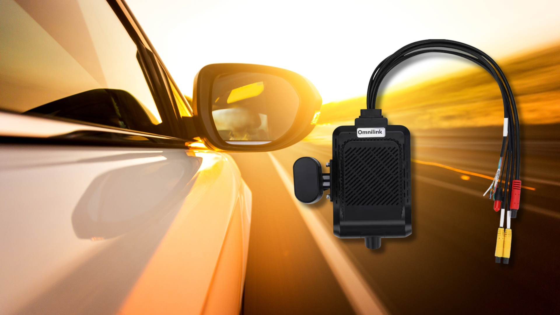 Omnisafe DashCam 4CH AI - 4 channel AI dashcam with internal 1080P and external AHD cameras ADAS DSM BSD for professional fleets