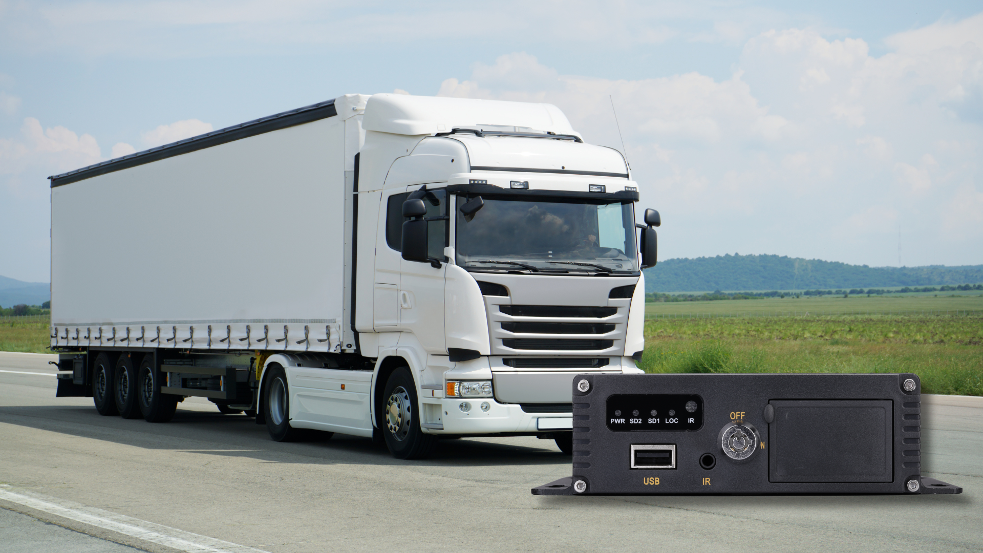 Omnisafe MDVR 8CH AI - High capacity 8 channel mobile DVR for large vehicles buses and trucks with AI analytics and 4G streaming