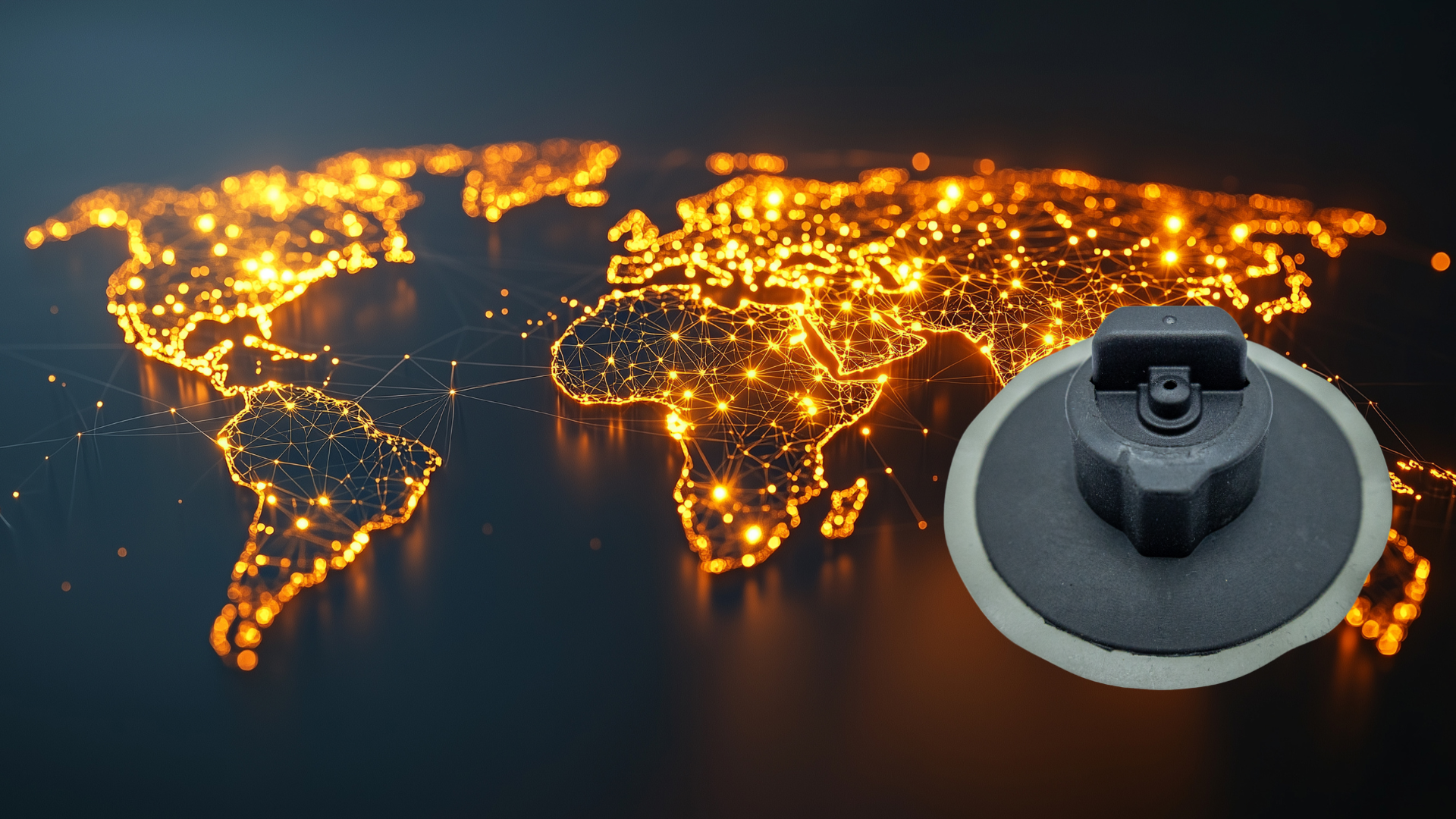 TPMS BLE Internal Tire Sensor - Bluetooth Low Energy tire pressure and temperature monitoring with 5-year battery life for fleet safety